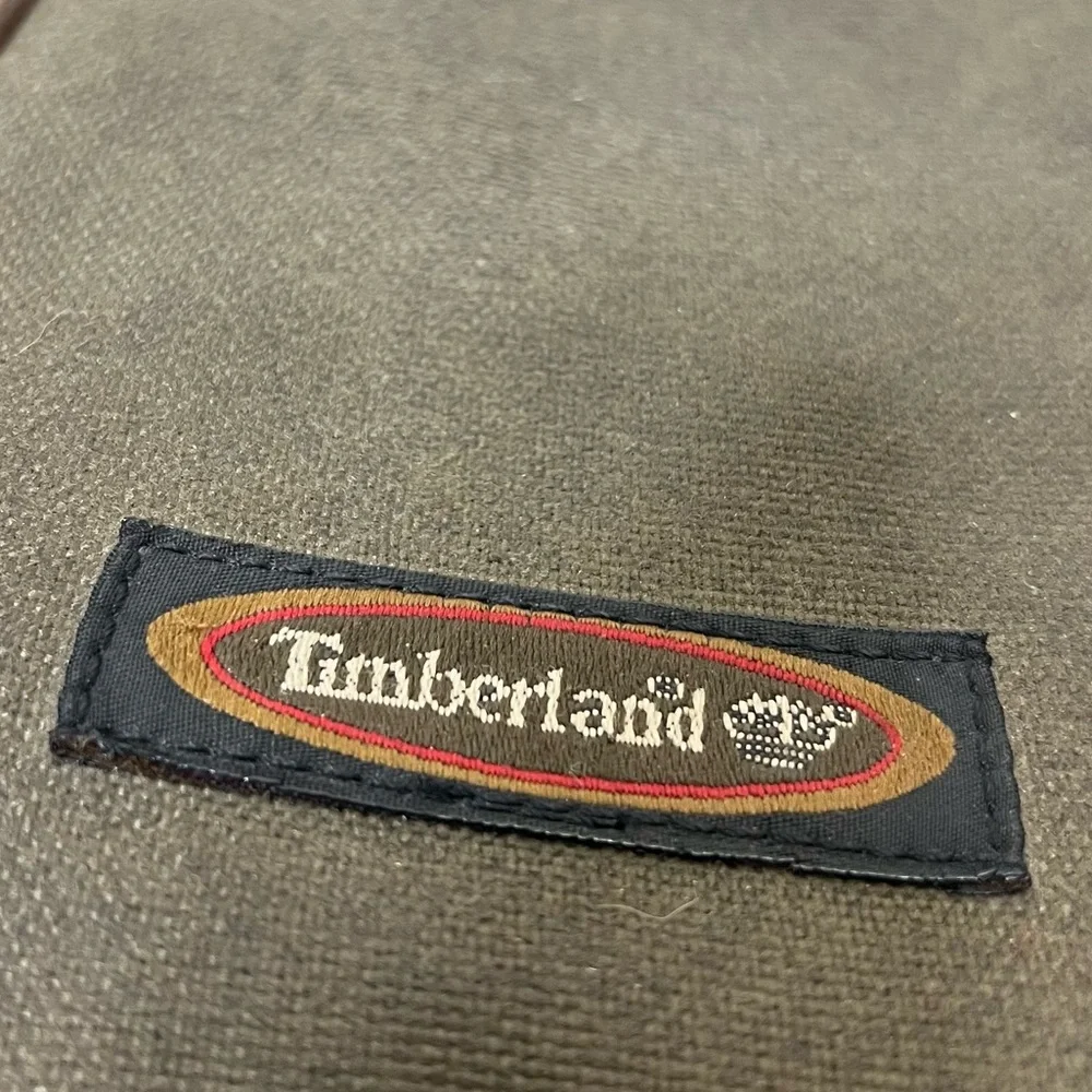 Vintage 90’s Timberland Passport Wallet Canvas and Leather